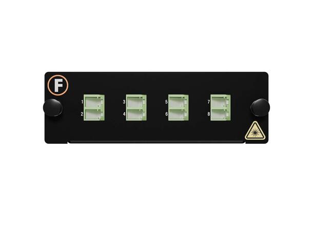 Modul SM 1xMPO/APC8(m)-8LC/APC Pol. U1 9/OS2, MPB4 Modul 1x Base-8, Elite 