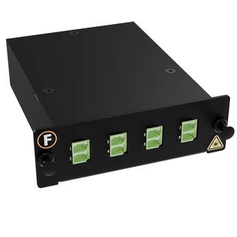 MPB4-KEA1-1M8Mf08LA Fiberworks AS  Modul SM 1xMPO/APC8(m)-8LC/APC Pol. U1 9/OS2, MPB4 modul, 1x Base-8, Elite