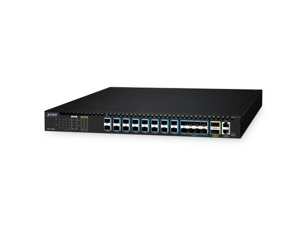 PLANET 16-port XGS-PON OLT, 100G Uplinks 8x 10G SFP+. 2x QSFP28, 1x AC power 