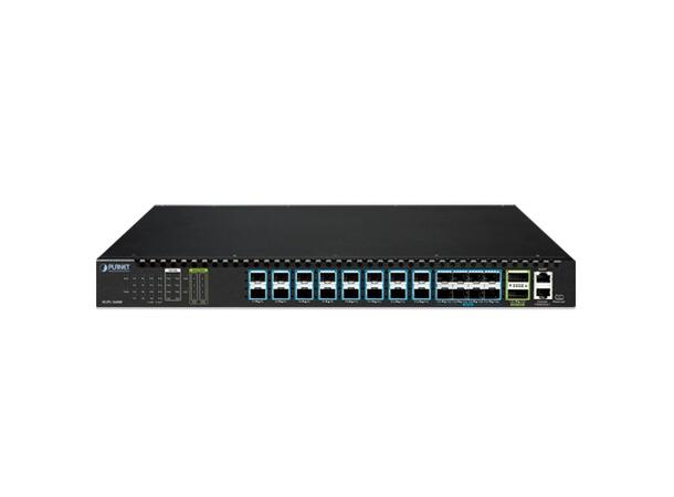 PLANET 16-port XGS-PON OLT, 100G Uplinks 8x 10G SFP+. 2x QSFP28, 1x AC power 