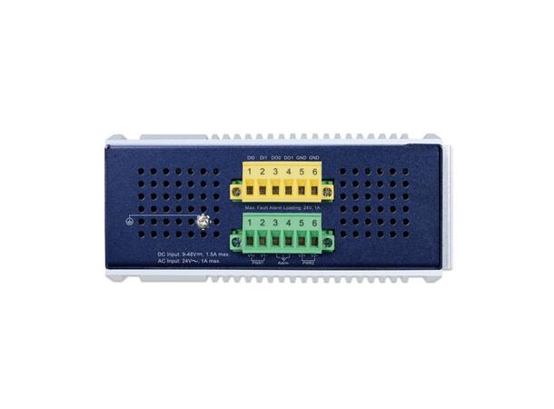 PLANET L2+ 4x GE RJ45, 2x 1G/2.5G SFP 9-48V DC, Managed TSN Ethernet Switch 