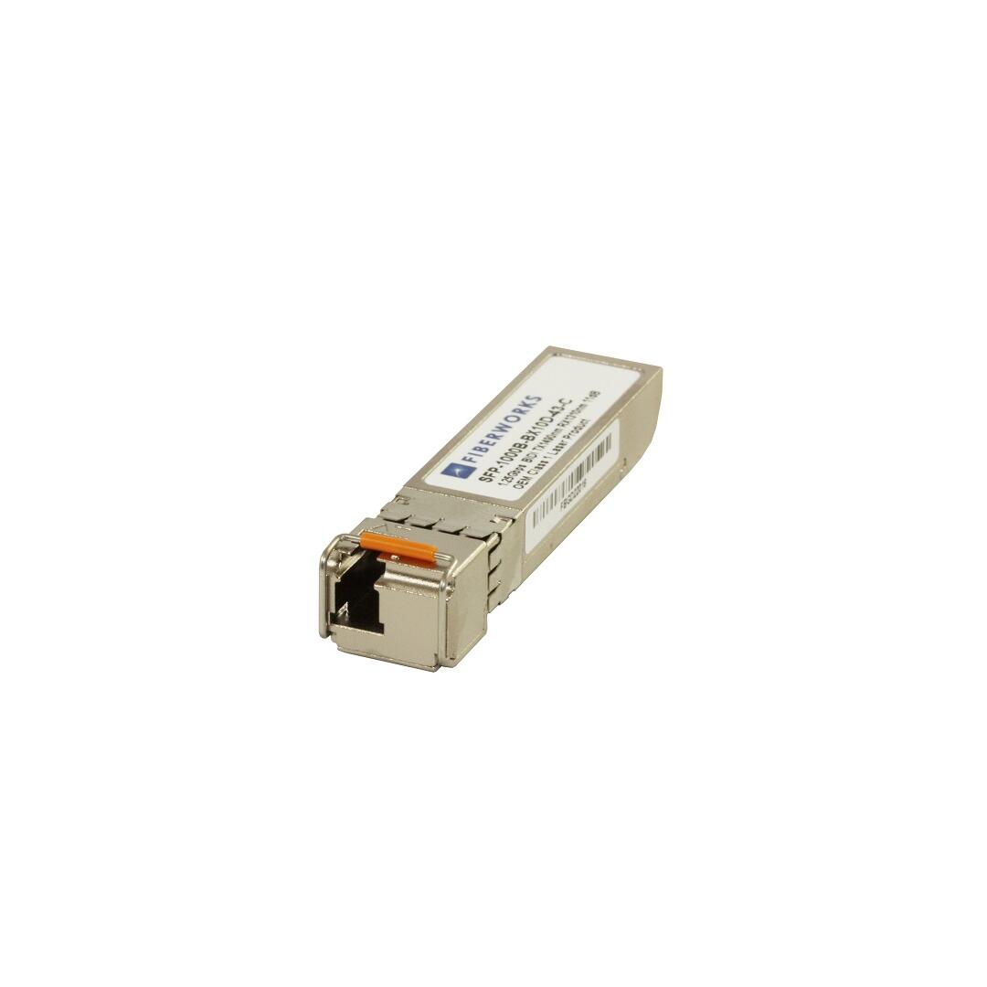 SFP-10GE-BX20D-23-A Fiberworks AS  SFP+ BiDi, 10 GE, DDM, SM, 20km TX/RX=1270/1330nm, 9dB, LC, Alcatel