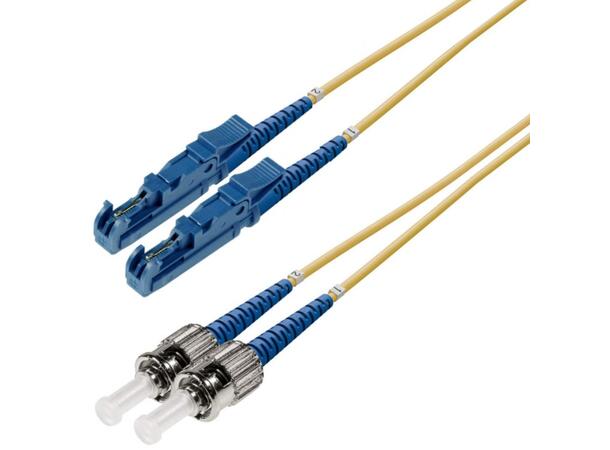 Snor SM SPX E2000/UPC-ST/UPC xx m 9/OS2 G.657.A2 ø2mm Gul 