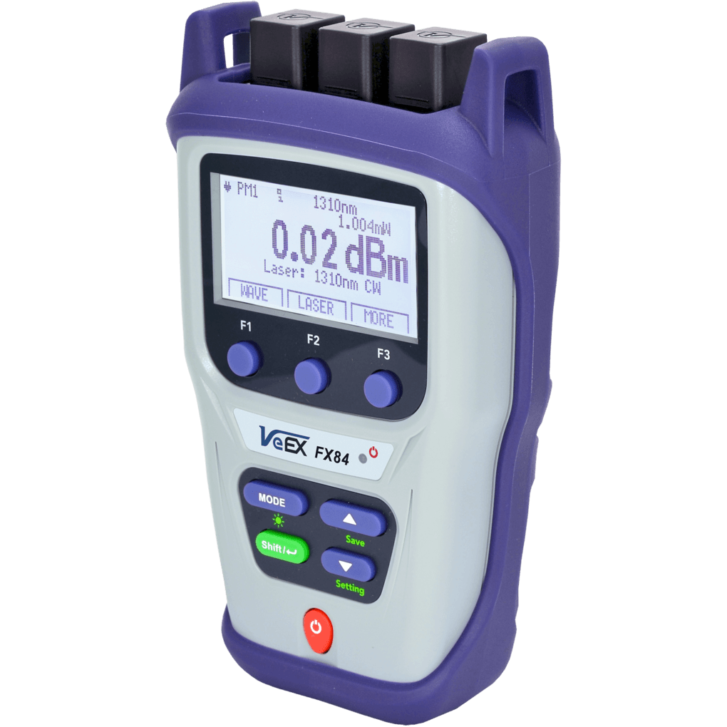VX-FX84-OLTS-8335STD VeEX Z06-99-178P VeEX FX84 OLS +10/-65dBm MM 850/1300nm og SM 1310/1550nm