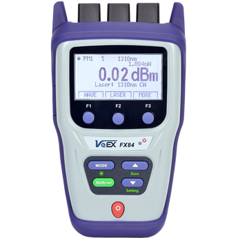VX-FX84-OLTS-8335STD VeEX Z06-99-178P VeEX FX84 OLTS +10/-65dBm MM 850/1300nm og SM 1310/1550nm