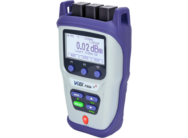 VeEX FX84 OLTS +10/-65dBm MM 850/1300nm og SM 1310/1550nm 