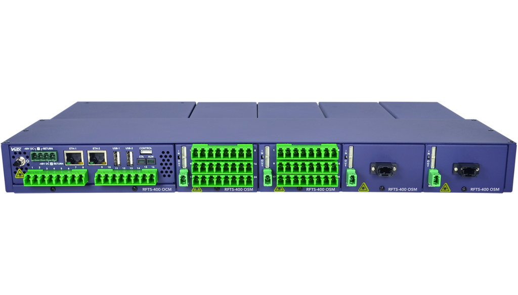 TM-RFTS-400+ VeEX  VeEX Remote Fiber Test System Fjernoverv&#229;king av fiberinfrastruktur