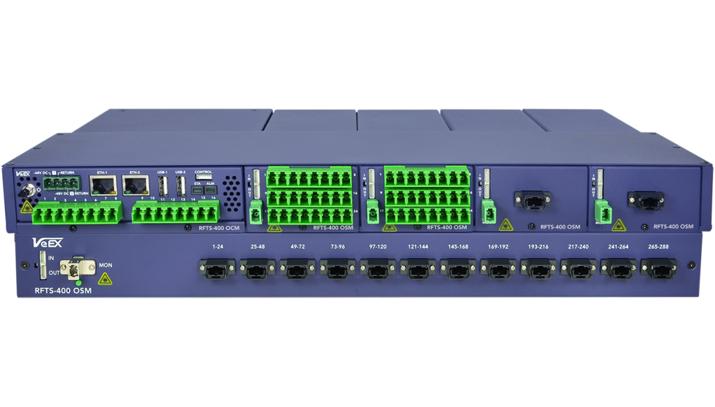 TM-RFTS-400+ VeEX  VeEX Remote Fiber Test System Fjernoverv&#229;king av fiberinfrastruktur