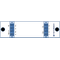 F-DOADM-2DC-L2-xxyy Fiberworks AS  Fiberworks 2 ch. DWDM OADM, LGX2 "drop and continue", LC