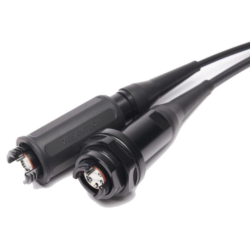 FX-JA3M-0801-110-02 FOSTEC  Fobex Jr. MM 8F Plug-Plug 2 m 50/OM3 MIL-TAC TPU kabel
