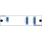 F-DOADM-SF4-LU-xxyy Fiberworks AS  Fiberworks 4 ch. DWDM OADM Single Fiber east+west, LC