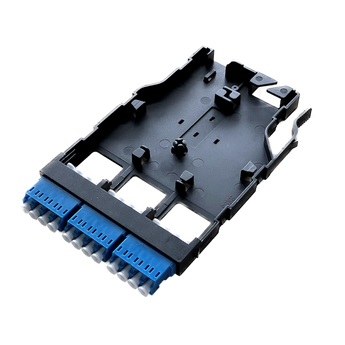 MPB6-KGA1-0F0Sh Fiberworks AS  MPB6 Module for patching 8x LC SM 2x LC-QUAD adapter, Blue, B60