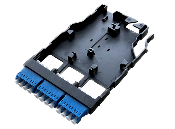 Modul SM 8x LC/UPC for patching 9/OS2, MPB6 modul, Blå adapter, B60 