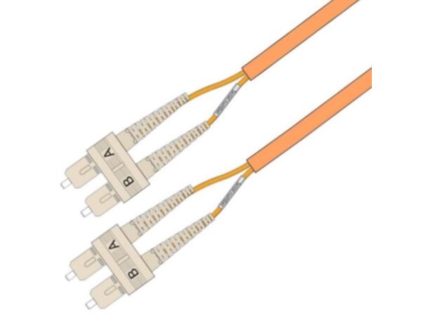 Snor MM DPX Forsterket SC/PC-SC/PC xx m 62,5/OM1 3x5mm Oransje 
