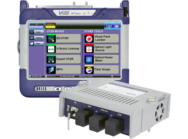VeEX MTTplus 410+ OTDR 1310/1550//1650(F) 40/38//39dB 