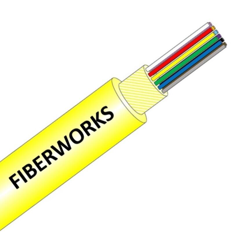 K-AXAI-Y-7A1-G4-2K Fiberworks AS  G4 AXAI-I/O-W SM inne-/utendørs kabel 9/OS2 G.657.A1, 2 km trommel, CPR: Dca