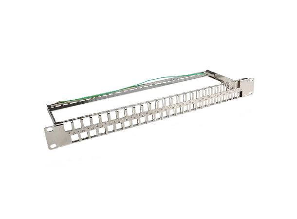 Panel 1U 48 port Keystone uten moduler 