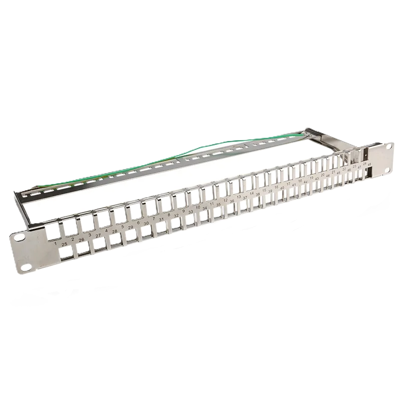 CU-1UKS-S48 Fiberworks AS  Panel 1U 48 port Keystone uten moduler