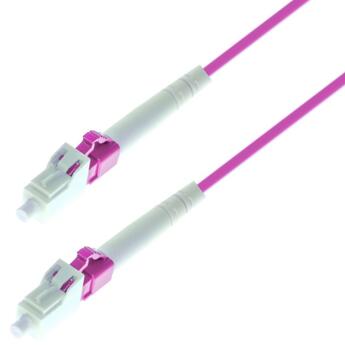 P-OM3-S2A-LCP-LCP1.5 Fiberworks AS  Snor MM SPX LC/PC-LC/PC 1,5 m 50/OM3 BIF &#248;2mm Aqua