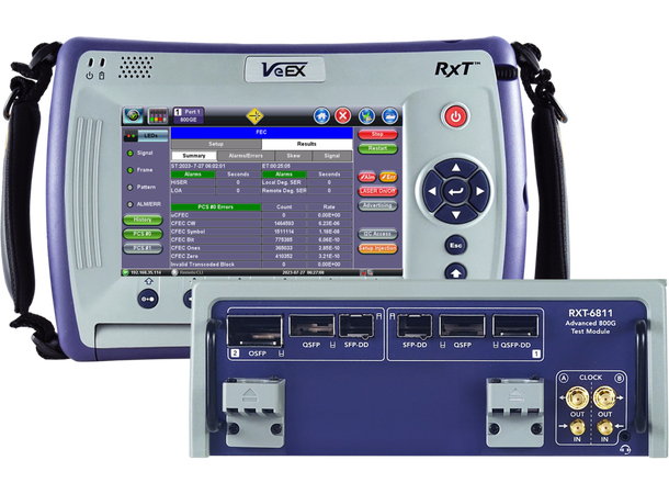 VeEX RXT-6811 Dual 800G Advanced Multi-service Test Module 