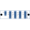 F-DMUX-SF16-LB-LGX2 Fiberworks AS  Fiberworks 16 ch. DWDM Mux/Demux, LGX2 ITU ch. 25-40, 100 GHz, Single fiber