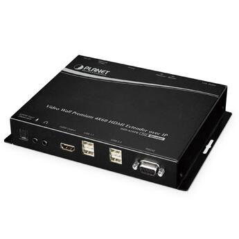 MC-PLANET-IHD-420PR PLANET IHD-420PR HDMI 4K Extender Receiver over IP w/PoE 4K/60 UHD Digital Signage, PD powered