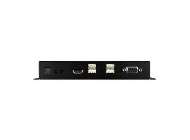 HDMI 4K Extender Receiver over IP w/PoE 4K/60 UHD Digital Signage, PD powered 