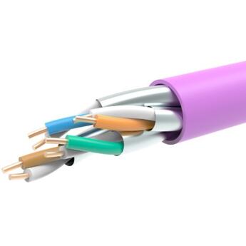 CU-C6A-UFTP-FL305 Fiberworks AS  Kabel Cat.6A U/FTP 500Mhz AWG23, Fiolett 305m rull-i-boks, CPR Dca-s1,d2,a1