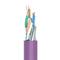 CU-C6A-UFTP-FL305 Fiberworks AS  Kabel Cat.6A U/FTP 500Mhz AWG23, Fiolett 305m rull-i-boks, CPR Dca