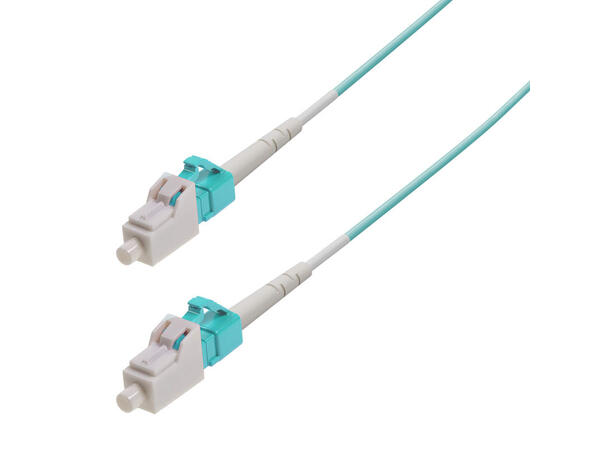 Snor MM SPX LC/PC-LC/PC xx m 50/OM3 BIF ø2mm Aqua 