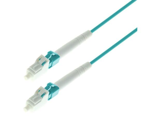 Snor MM  SPX LC/PC-LC/PC xx m 50/OM3 BIF ø2mm Aqua 