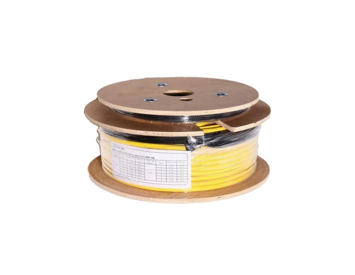 PK-Y48LT-LCU-PIG-110 Fiberworks AS  Preterm SM 48F QXAI LC/UPC-pigtail 110 m 9/OS2 G.657.A1, 900µm tails L=1,8 m