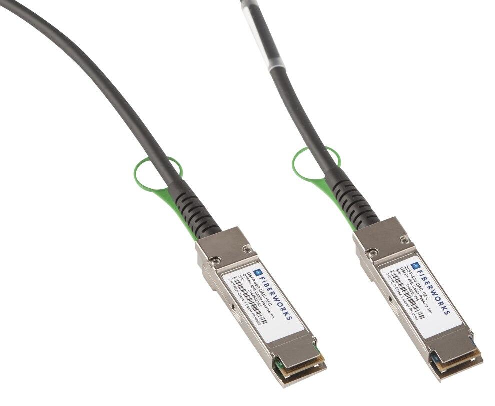 QSFP28-DAC-2.5M-SP Fiberworks AS  QSFP28 100G Copper Twinax cable (DAC) Passive, 100GBASE-CR4, 2.5 meter,Special