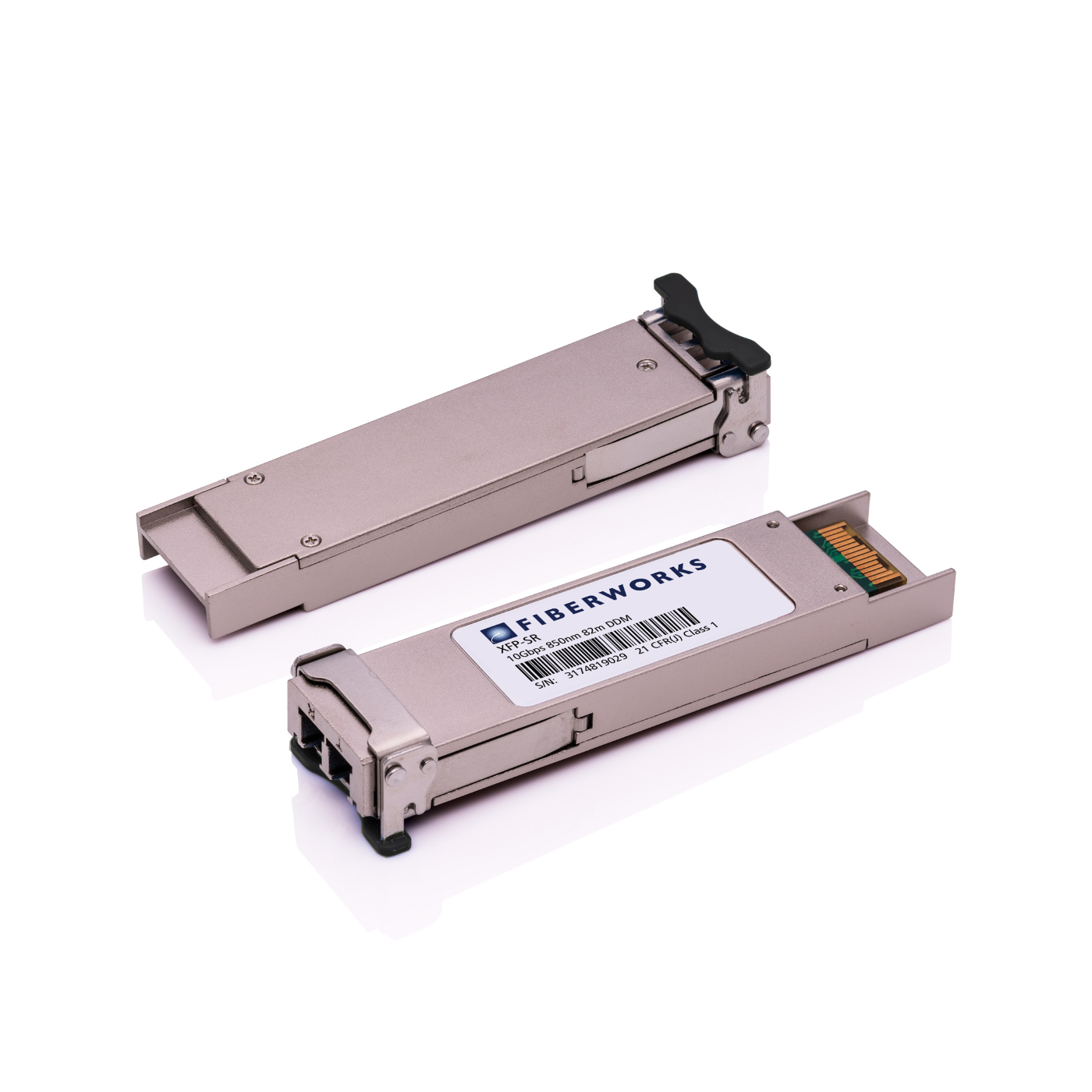 XFP-SR Fiberworks AS  XFP, 10GBase-SR, 10.3125 Gbps, DDM, 300m 850nm, 5dB, MM