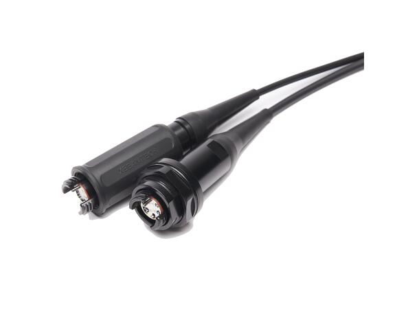 Fobex Jr. EB SM 8ch Plug-Plug 50 m G.657.A1 MIL-TAC kabel. Uten trommel 