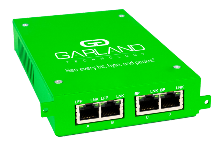 GT-P1GCCB Garland Technology P1GCCB Garland Breakout TAP P1GCCB 10/100/1000M, 2x RJ45 - 2x RJ45, AC