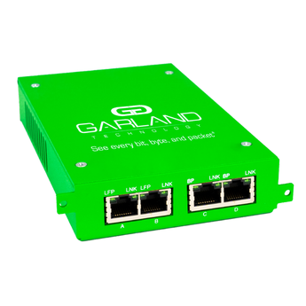 GT-P1GCCB Garland Technology P1GCCB Garland Breakout TAP P1GCCB 10/100/1000M, 2x RJ45 - 2x RJ45, AC