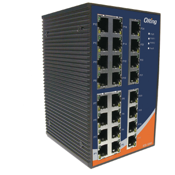 ORING-IES-1240 ORing Industrial Networking Corp. IES-1240 ORing FastE 24x 10/100TX (RJ45) Unmanaged Switch, IP30