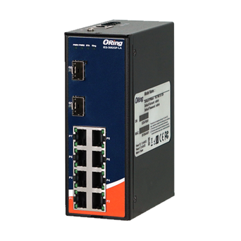 ORING-IES-3082GP-LA ORing Industrial Networking Corp. IES-3082GP-LA ORing FastE 8x 10/100TX + 2x SFP Managed Switch, Rugged