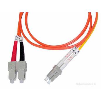 P-MC6-D3O-LCP-SCP-xx Fiberworks AS  Patchcord mode conditioning LC/PC-SC/PC MM 62,5/125, Duplex &#248;3 mm xx meter LC=SM