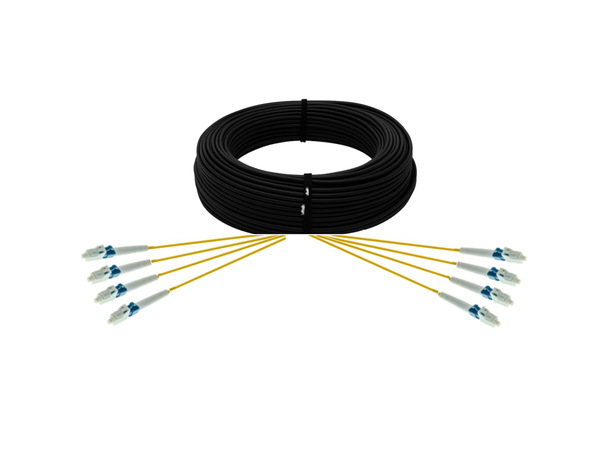 Preterm SM G4 SUPRA LC/UPC-LC/UPC 125 m 9/OS2 G.657.A2  Dca, ø2,0mm haler 0,5 m 