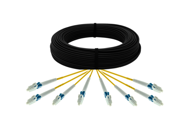 Preterm SM G4 SUPRA LC/UPC-LC/UPC 125 m 9/OS2 G.657.A2  Dca, ø2,0mm haler 0,5 m 