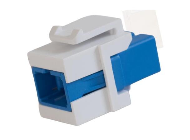 Adapter keystone SM SC-SPX Blå Keramisk styrehylse 