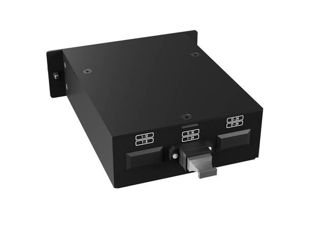 Modul SM 1xMPO/APC12(m)-12LC/UPC Pol. U1 9/OS2, MPB4 Modul 1x Base-12, Elite, DIN 