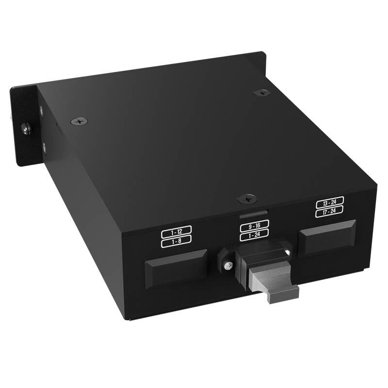 MPB4-KDA1-1M1Mf12LU Fiberworks AS  Modul SM 1xMPO/APC12(m)-12LC/UPC Pol. U1 9/OS2, MPB4 Modul 1x Base-12, Elite, DIN