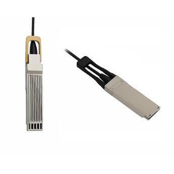 OSFP-O-N-800G-D-1M-U Fiberworks AS  OSFP Open to RHS 800G Copper Twinax DAC Passive, 800GBASE-CR8, 1m, Fiberworks