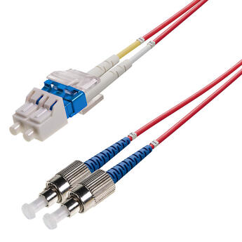 P-SM9-D2R-LCU-FCU-xx Fiberworks AS  Snor SM DPX LC/UPC-FC/UPC xx m 9/OS2 G.657.A2 2x ø2mm Rød