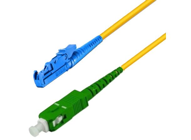 Snor SM SPX E2000/UPC-SC/APC 7 m 9/OS2 G.657.A2 ø2mm Gul 