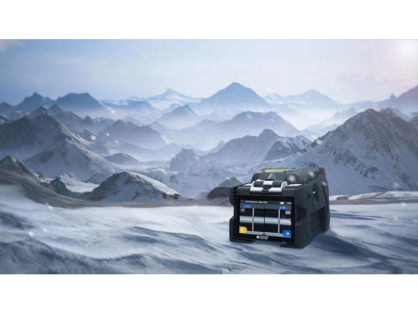 SUM-T-56+-kit1 Sumitomo Electric  Sumitomo T-56+ skjøtemaskin m/ NanoTune med batteri, kutter og verktøy