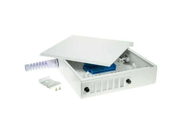 DIN-boks Maxi preterm G8 E2A-Åpen 10 m E2000/APC i DIN Boks, åpen ende B 